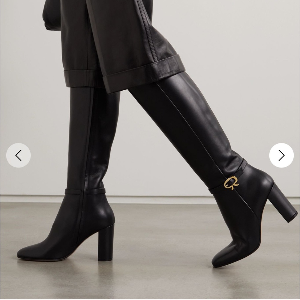 New Gianvito Rossi Ribbon Knee High Boots